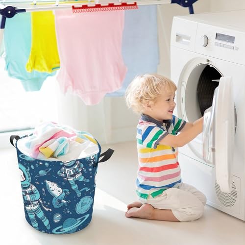 Panier à linge Soar Into Space rigide et durable en toile épaisse - 7