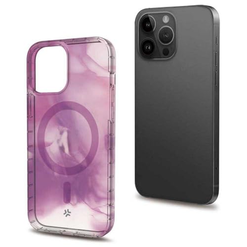 Coque violet transparent iPhone 15 Pro Celly silicone rigide - 3