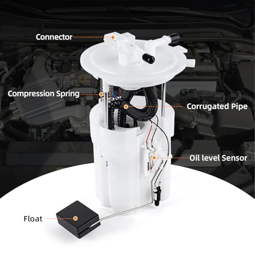 DIRBOERF Electric Fuel Pump Assembly Compatible With Nissan Altima 2007-2012 V6 3.5L Altima 2007-2013 L4 2.5L Maxima 2009-2014 V6 3.5L Replaces FG0986 P76400M SP4010M by DIRBOERF - Used condition - Image 3
