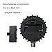 Uharbour Digital Air Pressure Gauge with 1/4'' NPT Bottom Connector and Rubber Protector, 5-200psi Tire Pressure Gauge, Accuracy 1% F.S.