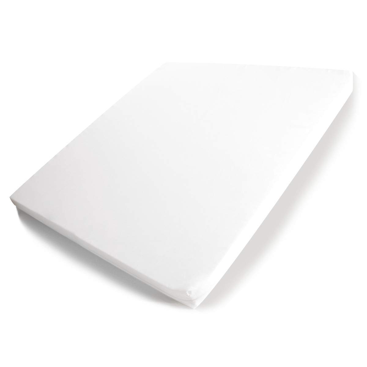 Laufgittereinlage 100x100 | Laufgittermatratze | Babymatratze Laufstall | Made in Germany | Ökotex 100 | Bezug waschbar 40 Grad | weiß