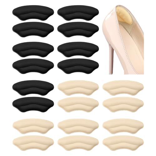 10 Pares De Pegatinas Invisibles Para El Talón, Pegatinas Antidesgaste Para El Talón, Pegatinas Anticaídas Para El Talón Para Zapatos De Cuero, Adecuadas Para Tacones Altos Y Calzado Deportivo.