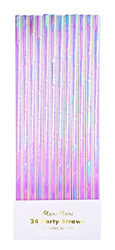 Preisvergleich Produktbild Irridescent, Trinkhalme 24 Stück