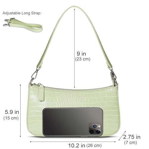Image of Small Shoulder bag with 2 Removable Straps Cross Body Clutch Purse Handbag for Women