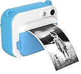 【Oaxis】【撮った画像その場で印刷】myFirst Camera Insta インスタ プリンターカメラ 【全二色】2インチIPS画面 /インクレス印刷/ サーマル印刷/操作簡単/タイムラプス/デコレーション ミニカメラ キッズカメラ (青)