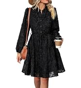 Party Dresses For 40 Year Old Woman Women 1950s Vintage Retro Dress 3/4  Puff Sleeve