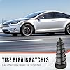 PUSKIU Tire Repair Rubber Nail Kit with 2 Sizes, Screw in Tire Plugs Rubber Screws, Tire Repair Screws for Tubeless Tires, Fast Emergency Tire Repair for Car Motorcycle Bike Truck (20 Pcs) #3
