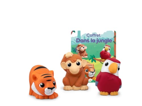 tonies Coffret Mes Premiers, dans La Jungle, Compatible Toniebox 1 & 2, Personnage Audio, boîte à...