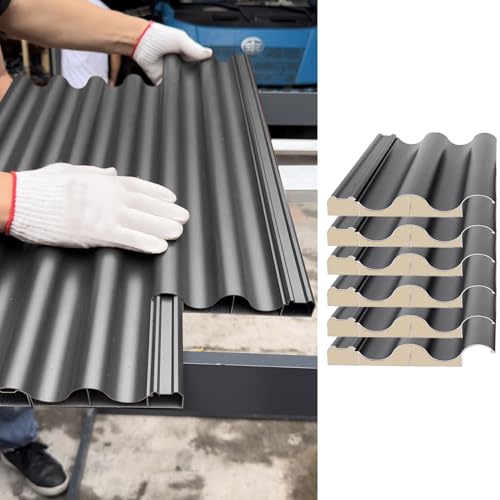 Insulated corrugated roofing sheets image