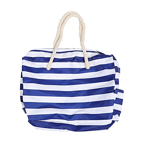 VOSAREA 1Pc Prático Saco de Praia Grande Saco de Praia À Prova D' Água Sacola de Praia (Azul)