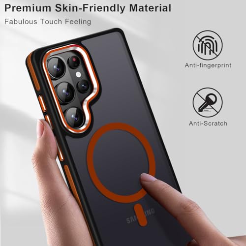 Image of MALEWOLF Magnetic Case for Samsung Galaxy S26 Ultra, Color Hybrid Cover