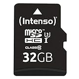 Lieferumfang: Intenso Professional Micro SDHC UHS-I Class 10 Speicherkarte inkl. SD-Adapter