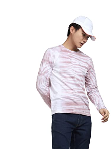 Image of Jack & Jones Men Cotton Printed Slim Fit Crew Neck T-Shirt