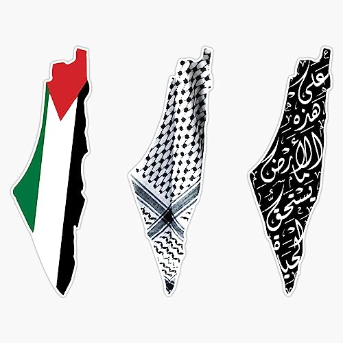 Map of Palestine The Palestinians and All Freedom Seekers Homeland Pack #1 Sticker Vinyl Decal Bumper Sticker 5