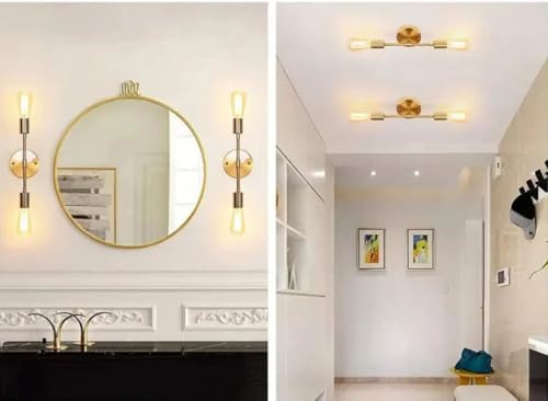 Image of Wall Lamp Chandelier Pendant Light, Home Decor for Bedroom, Living Room, Hallway, Cafe, Hotel, Restaurant (T Wall LAMP with Filament Bulb Pack of 1)