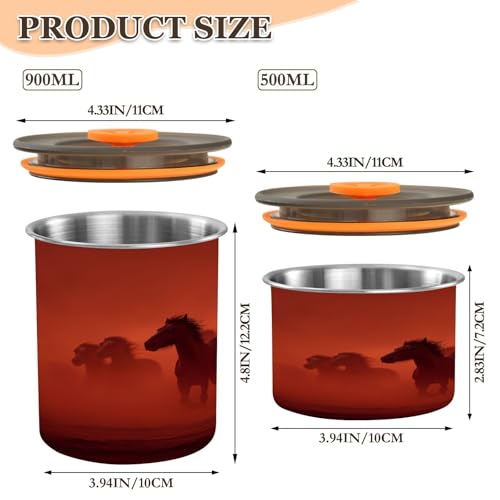 Envase de acero inoxidable hermético para café 900 ml miniatura 2