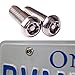 ZXFOOG License Plate Screws Anti Theft- 8 PC Button Head Torx M6 3/4