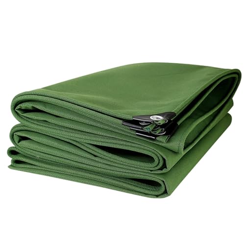Lona de Lona Gruesa de 0,75 mm, Resistente, for Muebles de Exterior, caravanas, Camping, jardín, con Ojales Reforzados.(3x7m)