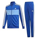 100% Polyester adidas Jungen Trainingsanzug TS TIBERIO Collegiate royal/real Blue/White 176