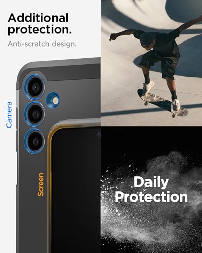 Image of Spigen for Galaxy S24 FE Case, Tough Armor MagFit [Kickstand] [Compatible with MagSafe] [Military-Grade Protection] - Black