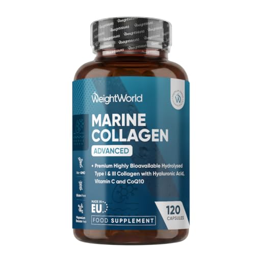 Marine Collagen Capsules 1455mg - 120 Capsules - Type 1 & 3