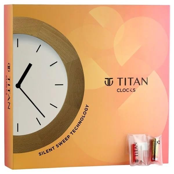 Image of Titan Classic Wooden Wall Clock (35cm x 35cm) W0103WA01