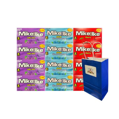 Variety Pack Mike and Ike Chewy Fruity Candy 12 Pack miniatura 1