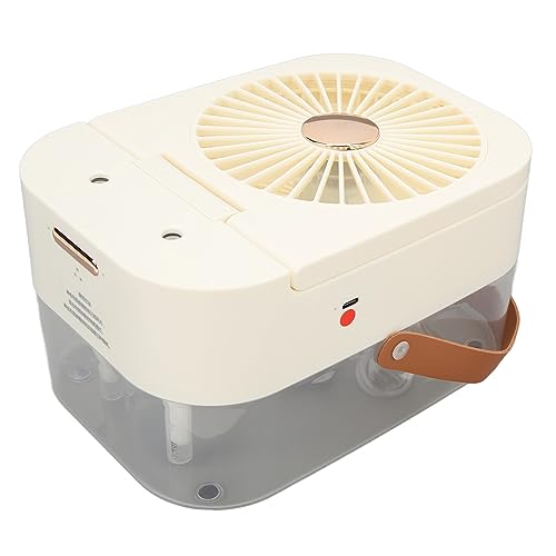 Humidificateur ventilateur portable double pulvérisation télécommande USB - 4