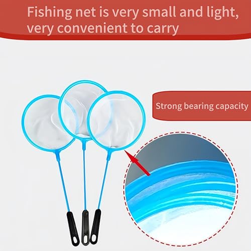 Image of 20pcs Aquarium Fish Net Cleaner Net Fish Tank Filter Nets, Brine Shrimp Sieve Fish Net High Density Mesh,Blue