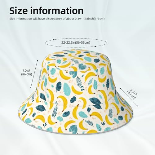 Image of Bucket Hat Double-Side-Wear Reversible Sun Hat Beach Travel Hiking for Women Men
