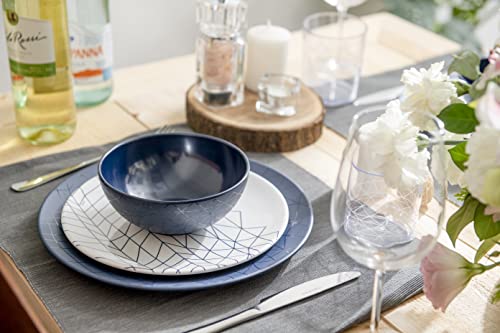 Bzyoo BZ-SLSPS120 12 Piece Melamine Dinnerware Set thumb #2