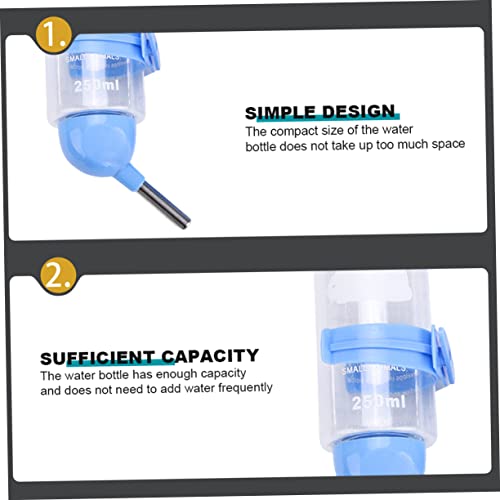 Ipetboom Recipiente Para Pendurar Fio 3 Peças Alimentador De Animais Coelhinho Bebedouro Automático