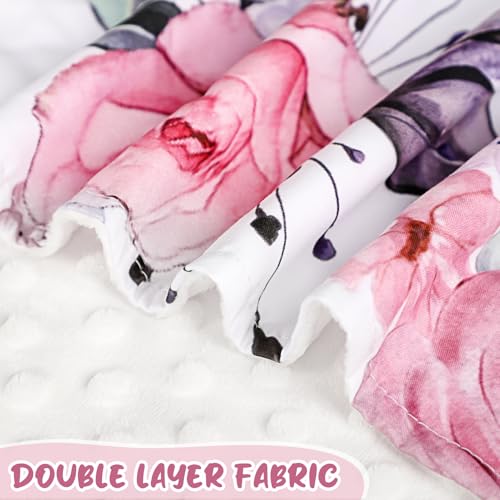 Image of Baby Car Seat Cover, Breathable Infant Carseat Cover for Summer Peekaboo Opening Car Seat Canopy Cover, Nursing Cover for Baby Boys Girls (Pink Floral)
