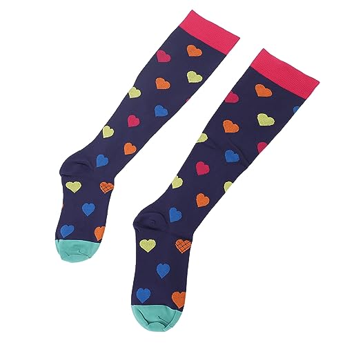 1 par de Meias de Compressão, Promove a Circulação, Reduz o Inchaço, Meias de Compressão Respiráveis