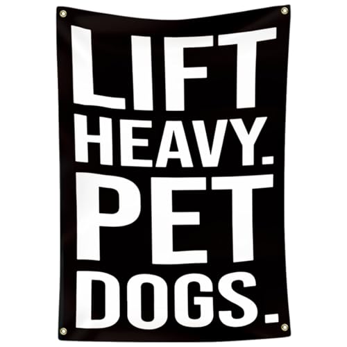 Motivational Gym Banner Tapestry - Workout Wall Decor