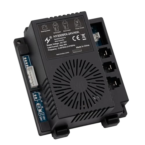 HY2005RX-24V 40A Remote Control and mainboard Ride on Toys for Kids Controller Control Box Accessories, for 24 Volt Children Ride On Car Replacement Parts