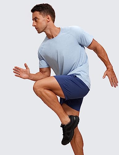 CRZ YOGA Lightweight Short Sleeve T-Shirt for Men Quick Dry Workout Running Athletic Tee Shirt Tops3
