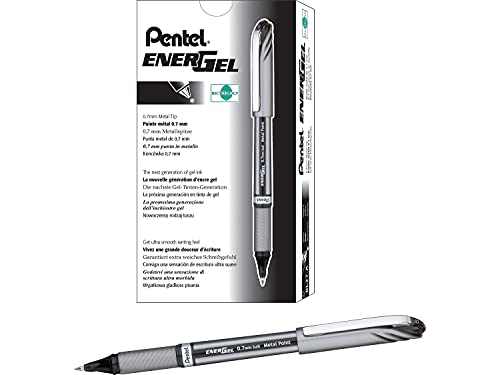 Bolígrafo Pentel EnerGel BL27A tinta negra 0.7 mm miniatura 3