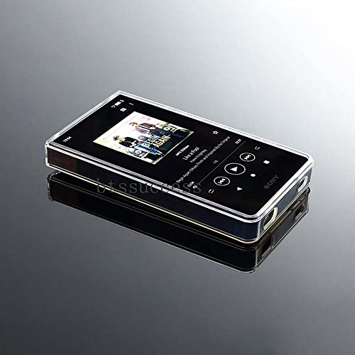 Soft Clear TPU Protective Shell Skin Case Cover for Sony Walkman NW-ZX700 NW-ZX706 NW-ZX707 (Clear case and Glass)