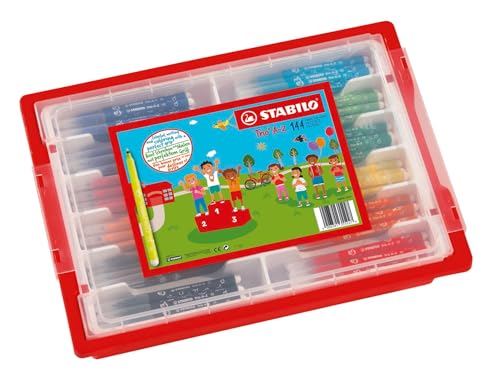 Feutre de coloriage STABILO Trio A-Z pointe moyenne pour la classe