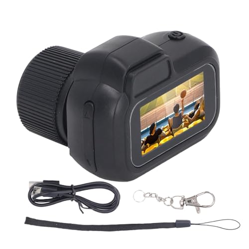 小型 1080P HD カメラ - 世界最小のビデオ ビデオカメラ、ポータブル レトロ カメラ |長いバッテリー寿命 8 つのフィルター効果、USB-A 充電ケーブル 旅行用に最大 60 分間の連続録音