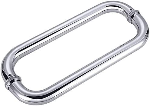 Poignées porte coulissante inox 42,5 cm pour placard sans effort