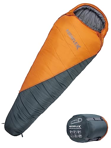 KEENFLEX Sacco a pelo 3-4 stagioni a mummia