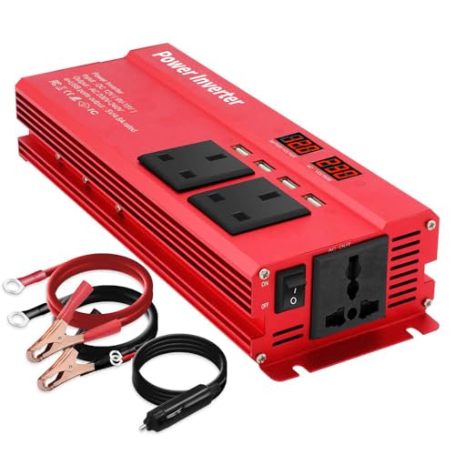 LVYUAN 2000W Power Inverter with USB & AC Sockets