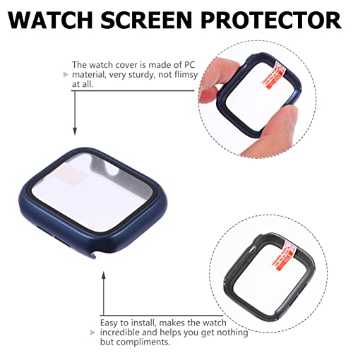 Hemobllo Pc-gehäuse Kompatibel mit Wasserdichtem Geh?use Screen Protector PC Hart Full Face Cover Bumper Proof Zubeh?r Navy 44Cm – Bild 6