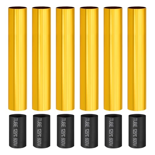 Tubes isolants ignifuges avec manchons pour bougies E12 en métal
