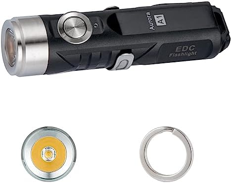 RovyVon Aurora A1-G4 Mini Keychain Flashlight 5 Mode 5000K Neutral White