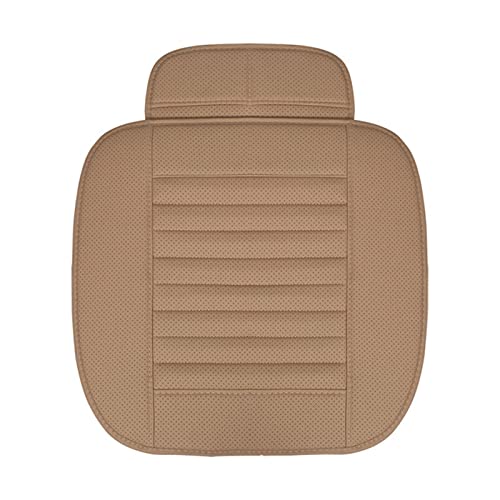 Fundas protectoras asiento coche Para Peugeot 206 307sw 308 407 408 508sw 208 2008 3008 4008 5008 Rcz Pu Cuero Asiento De Coche Cubierta Cojín(Beige 1 Seat)