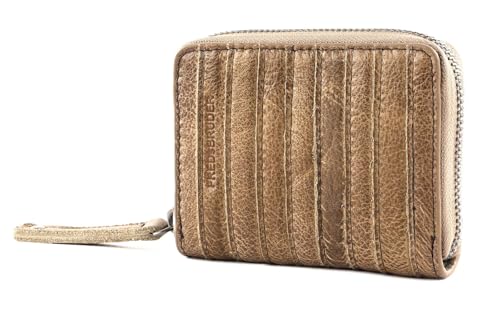 Porte-cartes FREDsBRUDER Nugget Stripes olive compact avec compartiments
