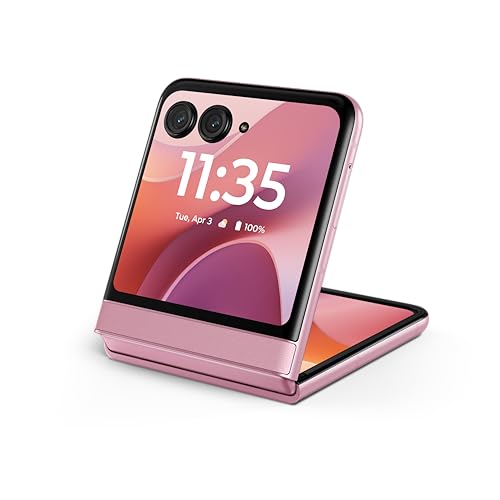 Motorola(モトローラ) motorola razr 60|12GB/512GB|パルフェピンク|SIMフリースマホ 本体 端末|折りたたみスマホ|NFC/FeliCa 対応|正規代理店品|6.9インチ|有機EL|FHD+|IP48防水防塵|大容量バッテリー 4,500mAh|PB8E0003JP の商品画像 17